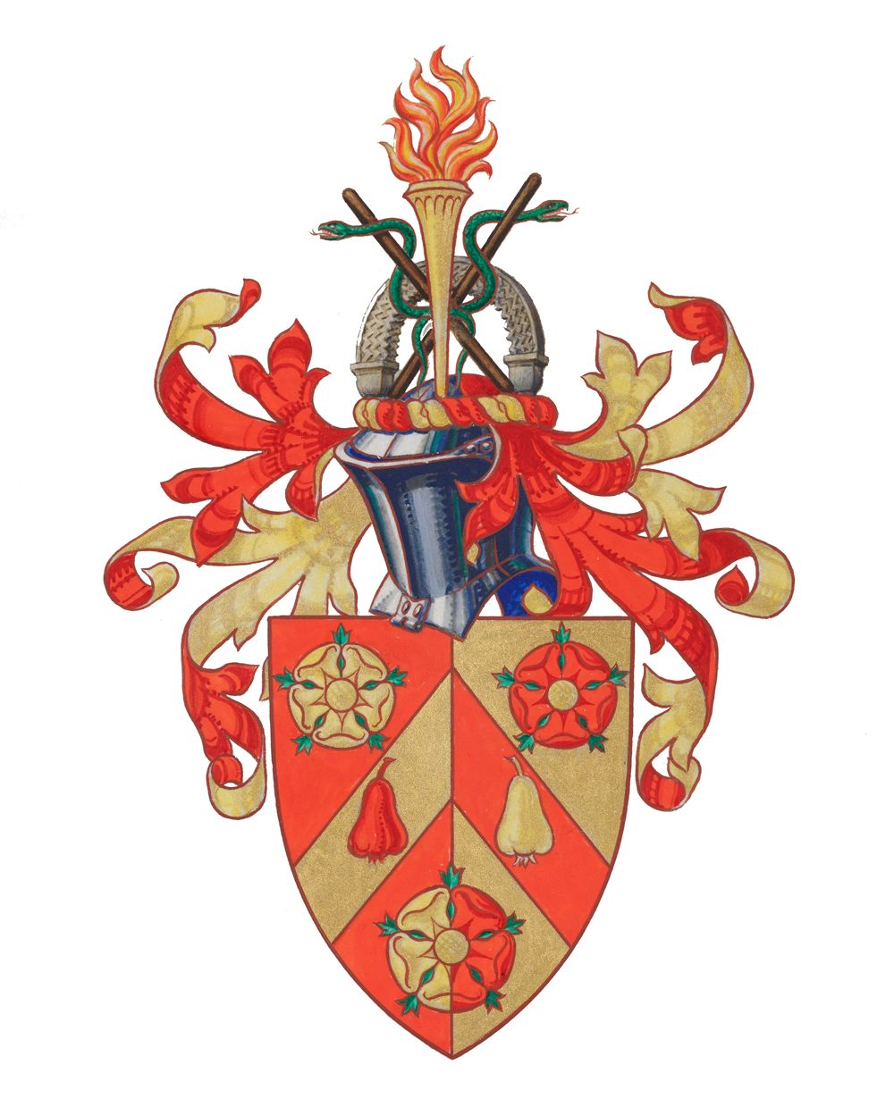 Wolfson College Full Coat of Arms