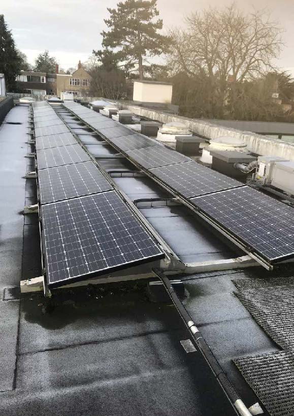 Solar Panels at Wolfson College
