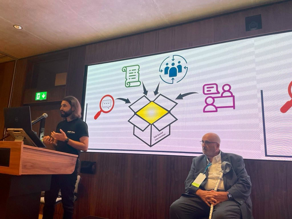 Jack Joyce gives a presentation at the UK Obesity Congress 2024