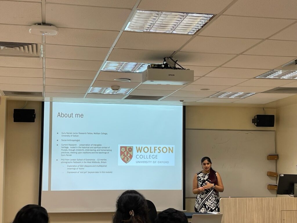 Dr Jaskiran Bhogal teaching in Singapore